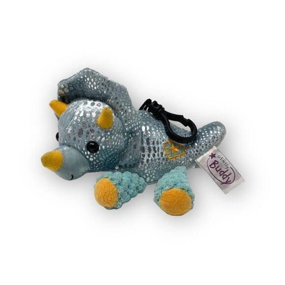 Scentsy Buddy Terra The Triceratops Dinosaur Plush Clip Scented Good Used - Picture 1 of 7